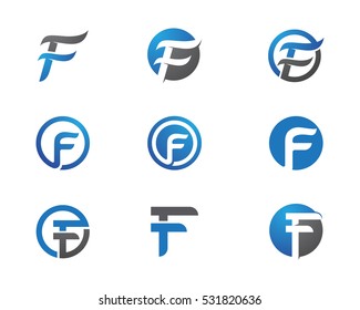 F Letter Logo Business Template Vector icon