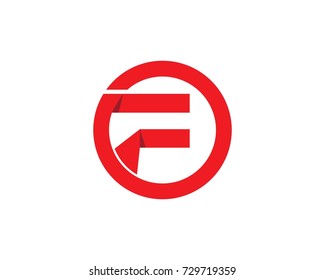 F Letter Logo Business Template Vector icon