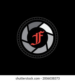 f letter logo for company.