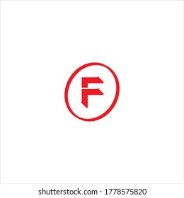 F letter logo concept design