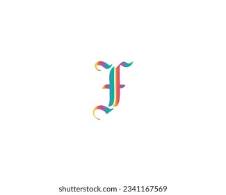 F Letter Logo Creative Design vector element