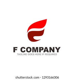 F letter logo design