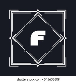 F letter logo design