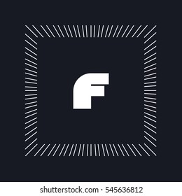 F letter logo design