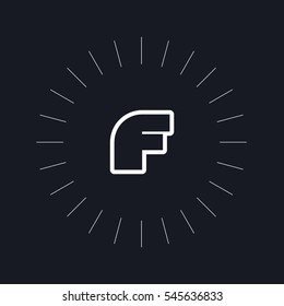 F letter logo design