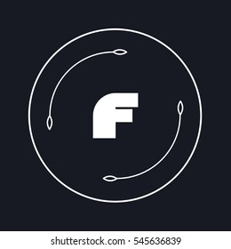 F letter logo design