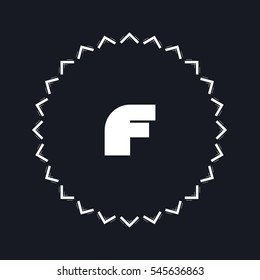 F letter logo design