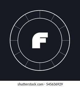 F letter logo design