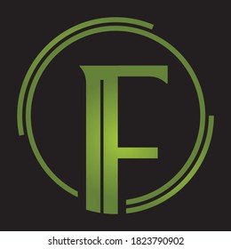 F Letter Logo Design Creative Icon Modern Letters Vectorlogo