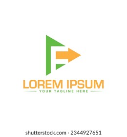 Diseño del logotipo de la letra F diseño del logotipo de la letra creativa diseño del logotipo de la letra moderna 
