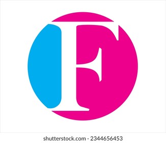 Elementos de diseño del logotipo de letra F