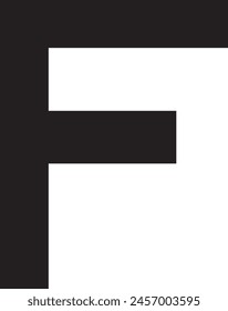 F-Buchstabe LOGO DESIGN EPS 10