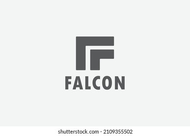 F diseño de logotipo de letra con concepto de hoja. Logotipo moderno adecuado para creativo, marca, empresa
