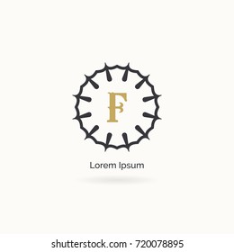 F letter logo design, luxury and elegant letter f monogram.