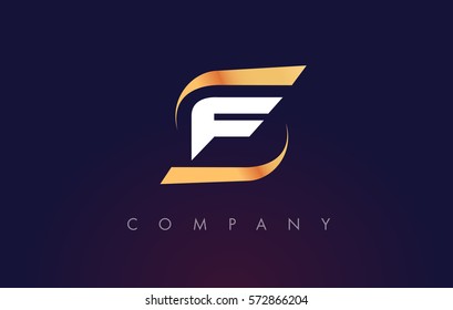 F Letter Logo Design. Modern Letter Template Vector Illustration.