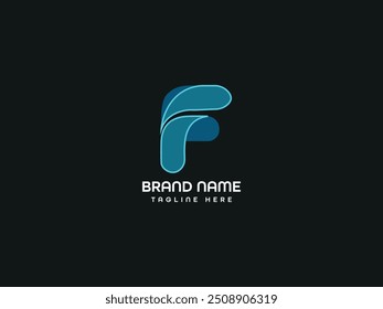F-Buchstabe-Logo-Design-Monogramm