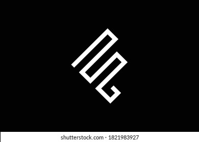 F diseño de logotipo de letra sobre fondo de lujo. Concepto del logotipo de la letra de monograma FF. Diseño de iconos FM. Diseño de iconos de letras blancas elegantes y profesionales en el fondo negro. F FF FM MF
