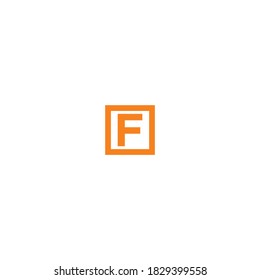 F letter logo design premium