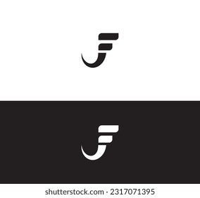 F elementos de plantilla de diseño de logotipo de letra. Logo de la letra digital abstracta moderna. Ilustración vectorial. Nuevo logo moderno.