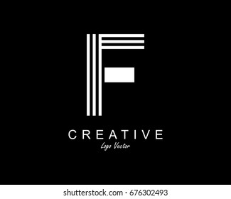 F Letter Logo Design Template Element