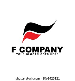 F letter logo design vector icon