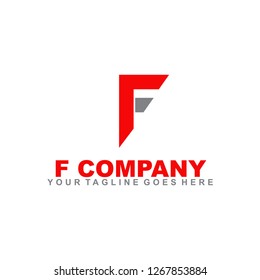 F letter logo design vector template
