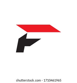 F letter logo design vector