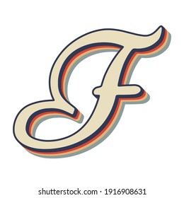 F letter logo design, F vector logo, letter design illustration