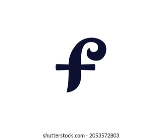 F-Buchstaben-Logo-Design, Vektorgrafik-Vorlage