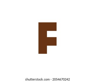 F letter logo design vector
