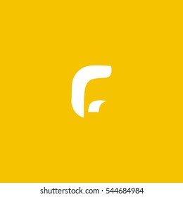 F Letter logo design vector element