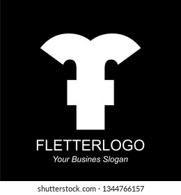 F Letter Logo Design.initial logo Modern F Icon With Creative and Beautiful Monogram Design Vector Illustration.
can be used for multimedia icon, digital icon, Web icon - Vector
