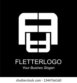 F Letter Logo Design.initial logo Modern F Icon With Creative and Beautiful Monogram Design Vector Illustration.
can be used for multimedia icon, digital icon, Web icon - Vector
