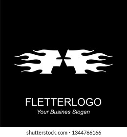 F Letter Logo Design.initial logo Modern F Icon With Creative and Beautiful Monogram Design Vector Illustration.
can be used for multimedia icon, digital icon, Web icon - Vector
