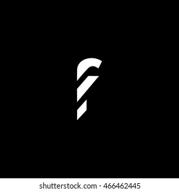 F Letter logo, Icon symbol