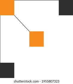 F Letter Logo Icon. Very modern and iconic letter customization of "F". Creative Unique Modern Simple Symbolic Letter Mark Logo.