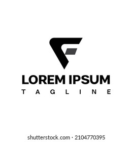 F letter logo - modern f letter - f letter minimal logo design