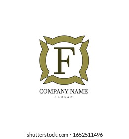 Logotipo de letra F Sencillo y elegante