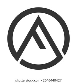 F letra logotipo simples vetor de design minimalista