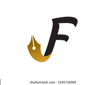 F Letter logo or symbol template design