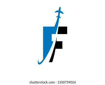 F Letter logo or symbol template design