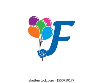 F Letter logo or symbol template design