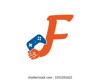 F Letter logo or symbol template design