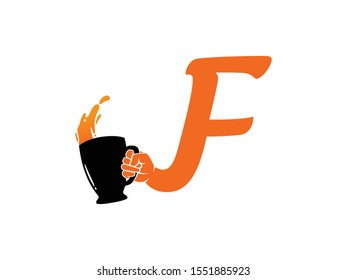 F Letter logo or symbol template design