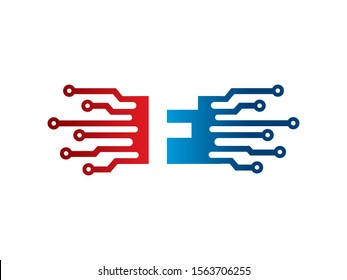F Letter logo or symbol template design