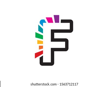 F Letter logo or symbol template design