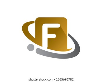 F Letter logo or symbol template design