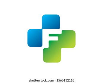 F Letter logo or symbol template design