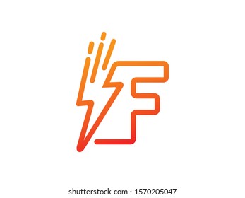 F Letter logo or symbol template design