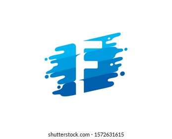 F Letter logo or symbol template